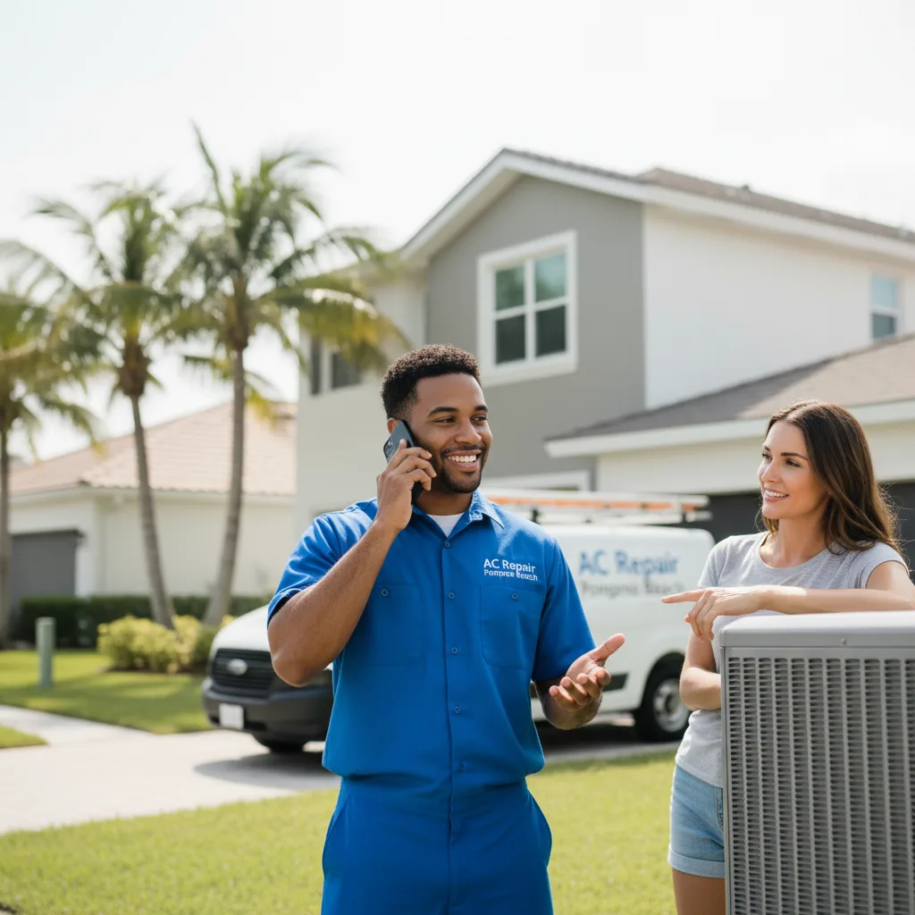 AC Repair Pompano Beach customer support in Dallas